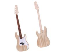 Cuerpo de guitarra sin terminar Kit De Bajo DIY Construye Tu Propio Bajo Eléctrico Con Cuerpo De Paulownia Golpeador Electrónica Mástil De Guitarra De Arce Palisandro Fre