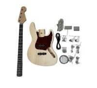 Cuerpo De Guitarra Sin Terminar Kit De Bajo JB De 4 Cuerdas Para Armar Uno Mismo, Cuerpo De Tilo Mástil De Arce Diapasón De Techwood