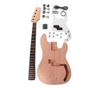 Cuerpo De Guitarra Sin Terminar Kits De Bajos Eléctricos De 4 Cuerdas Para Armar Uno Mismo Con Mástil De Palisandro Y Arce Cuerpo De Caoba Y Todos Los Herrajes
