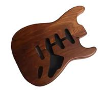 Cuerpo De Guitarra Sin Terminar Para Guitarra Eléctrica ST Pastillas SSS Cuerpo De Fresno De Pantano Horneado Sin Oxígeno