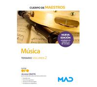 Cuerpo de Maestros. Música. Temario volumen 2