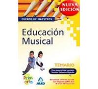 cuerpo de maestros: temario de educacion musical