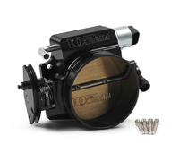 Cuerpo de mariposa Cuerpo del acelerador de aluminio billet de alto flujo de 92 mm/102 mm con sensor TPS, compatible con LS1, LS2, LS3, LS6, LSX, TT102152 Sensor de la posición del acelerador(102mm)