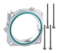 Cuerpo de mariposa Válvula de mariposa Espaciador de cuerpo del acelerador de aluminio para Dodge, RAM 1500, 2500, 3500, 5.7 l V8, HEMI 2009-2018.