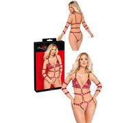 cuerpo de mujer sexy constrictivo íntimo bondage fetich bodysuit con...