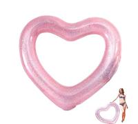 Cuerpo de natación inflable, sillas de natación en forma de corazón para piscinas | Agua Fun Heart Float manguera de natación de verano para despedidas de soltera de piscina