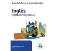 Cuerpo De Profesores De Enseñanza Secundaria. Ingles. Temario. Vo Lume