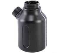Cuerpo de repuesto de espuma de relleno lateral para lavadora a presión, botella de plástico grueso con tapa de taza medidora, compatible con boquilla PA, negro/blanco/gris (negro)