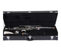 Cuerpo De Tubo De Baquelita Clarinete Bajo Tono Mi Bajo Teclas Niqueladas Clarinete Con Estuche De Almacenamiento