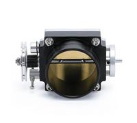 Cuerpo del acelerador COLECTOR DE ADMISIÓN DE RENDIMIENTO CON CUERPO DE MARIPOSA DE 90 MM EN ALUMINIO BILLET DE ALTO FLUJO PQY6990 electrónico(Black)