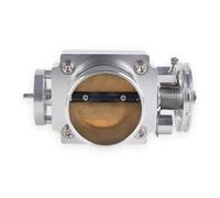 Cuerpo del acelerador de admisión CNC de aleación de aluminio de alto flujo universal de 70 mm y 2,75 pulgadas, compatible con RS-THB192.(Silver)