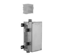 Cuerpo empotrado Gessi para sensor sin contacto, controlado electrónicamente, caja empotrada con 1/2 conexiones, caja de conmutación empotrada para sensor, 30629031