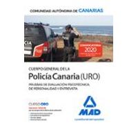 Cuerpo General De La Policia Canaria Escala Basica (policia Uro). Prue