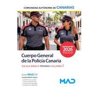 CUERPO GENERAL POLICIA CANARIA ESCALA BASICA TEMARIO 3 CANAR