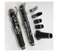Cuerpo hecho de material de baquelita Teclas plateadas 17 teclas en un instrumento de clarinete Instrumentos De Clarinete