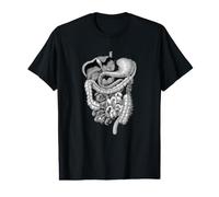 Cuerpo Humano Órganos internos Anatomía Gráfico Regalo Hombres Mujeres Camiseta gráfica económica