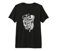 Cuerpo Humano Órganos internos Anatomía Gráfico Regalo Hombres Mujeres Camiseta Premium