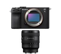 Cuerpo negro de la Sony Alpha A7C II + objetivo Sony FE 16-25 mm f/2.8 G nuevo