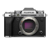 Cuerpo plateado de la Fujifilm X-T5 nuevo