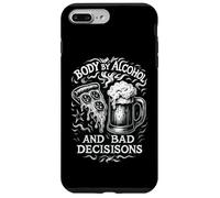 Cuerpo Por Alcohol Y Malas Decisiones Tatuaje Pizza Cerveza Arte Carcasa para iPhone 7 Plus/8 Plus