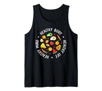 Cuerpo Sano Vida Sana Mente Sana Camiseta sin Mangas