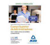 Cuerpo Superior de Administradores [Especialidad Gestión Financiera (A1 1200)] de la Junta de Andalucía. Test y Preguntas de examen comentadas