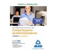 Cuerpo Superior De Administradores [Especialidad Gestión Financiera (A1 1200)] De La Junta De Andalucía. Temario Volumen 6