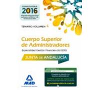 Cuerpo Superior De Administradores [Especialidad Gestión Financiera (A1 1200)] De La Junta De Andalucía. Temario Volumen 4