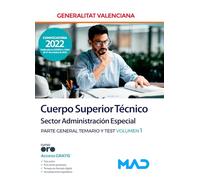 Cuerpo Superior Técnico de la Administración de la Generalitat Valenciana, sector administración esp vol 1