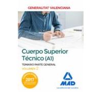 Cuerpo Superior Técnico de la Generalitat Valenciana (A1). Temario Parte General Volumen 2
