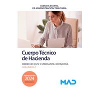 Cuerpo Técnico De Hacienda. Derecho Civil Y Mercantil. Economía Agenci