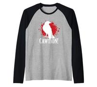 Cuervo Cawtion Camiseta Manga Raglan