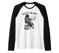 Cuervo Cuervo La Realidad Puede Esperar, Libros Camiseta Manga Raglan