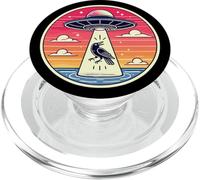 Cuervo Cuervo secuestrado nave espacial extraterrestre secuestro del espacio exterior PopSockets PopGrip para MagSafe