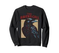 Cuervo de las mujeres de la noche espeluznante de Raven's Call Sudadera