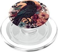 Cuervo de otoño gótico Brujo PopSockets PopGrip para MagSafe