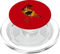 Cuervo Español Cuervo Pájaro Silueta España Motivo Amante Arte PopSockets PopGrip para MagSafe