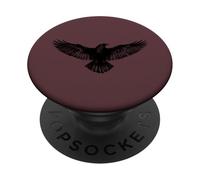 Cuervo Goth Alt Estética EMO Chica Chica Gótica PopSockets PopGrip Adhesivo