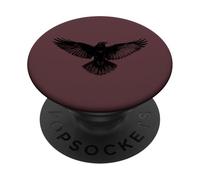 Cuervo Goth Alt Estética EMO Chica Chica Gótica PopSockets PopGrip Adhesivo