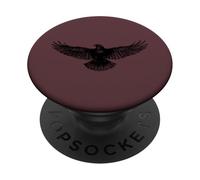 Cuervo Goth Alt Estética EMO Chica Chica Gótica PopSockets PopGrip Adhesivo