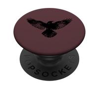 Cuervo Goth Alt Estética EMO Chica Chica Gótica PopSockets PopGrip Adhesivo