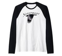 Cuervo Nevermore Camiseta Manga Raglan