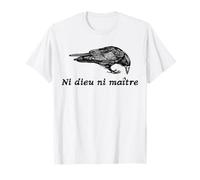 Cuervo Ni Dieu Ni Maître Declaración No Dios Sin Maestro Anti Trump Camiseta