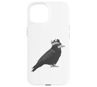 Cuervo rey con pájaro corona Carcasa para iPhone 15