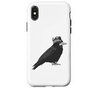 Cuervo rey con pájaro corona Carcasa para iPhone X/XS