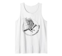 Cuervo susurro de tormenta Cuervo Rayo Vuelo Simbolismo Camiseta sin Mangas