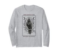 Cuervo Tarot Tarjeta Oculto Místico Gótico Cuervo Amante Manga Larga