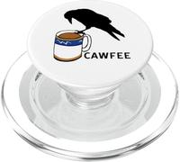 Cuervo y cuervos de café Ornitología novedoso diseño de pájaro PopSockets PopGrip para MagSafe