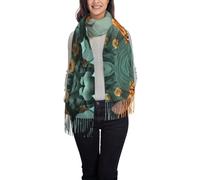 Cuervo Zorro De Papel Mujer Chal Larga Pañuelo Cálido Scarf Para Otoño Regalo Bodas