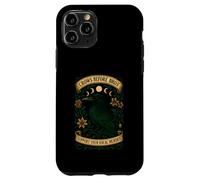 Cuervos Antes de Bros Mujeres Vintage Raven Moon Phases Carcasa para iPhone 11 Pro